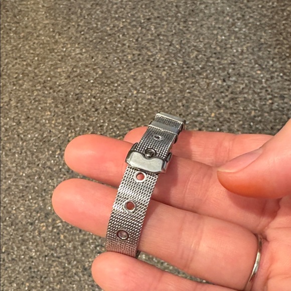 Hermes silver Upcycled Mesh Bracelet - Picture 7 of 9